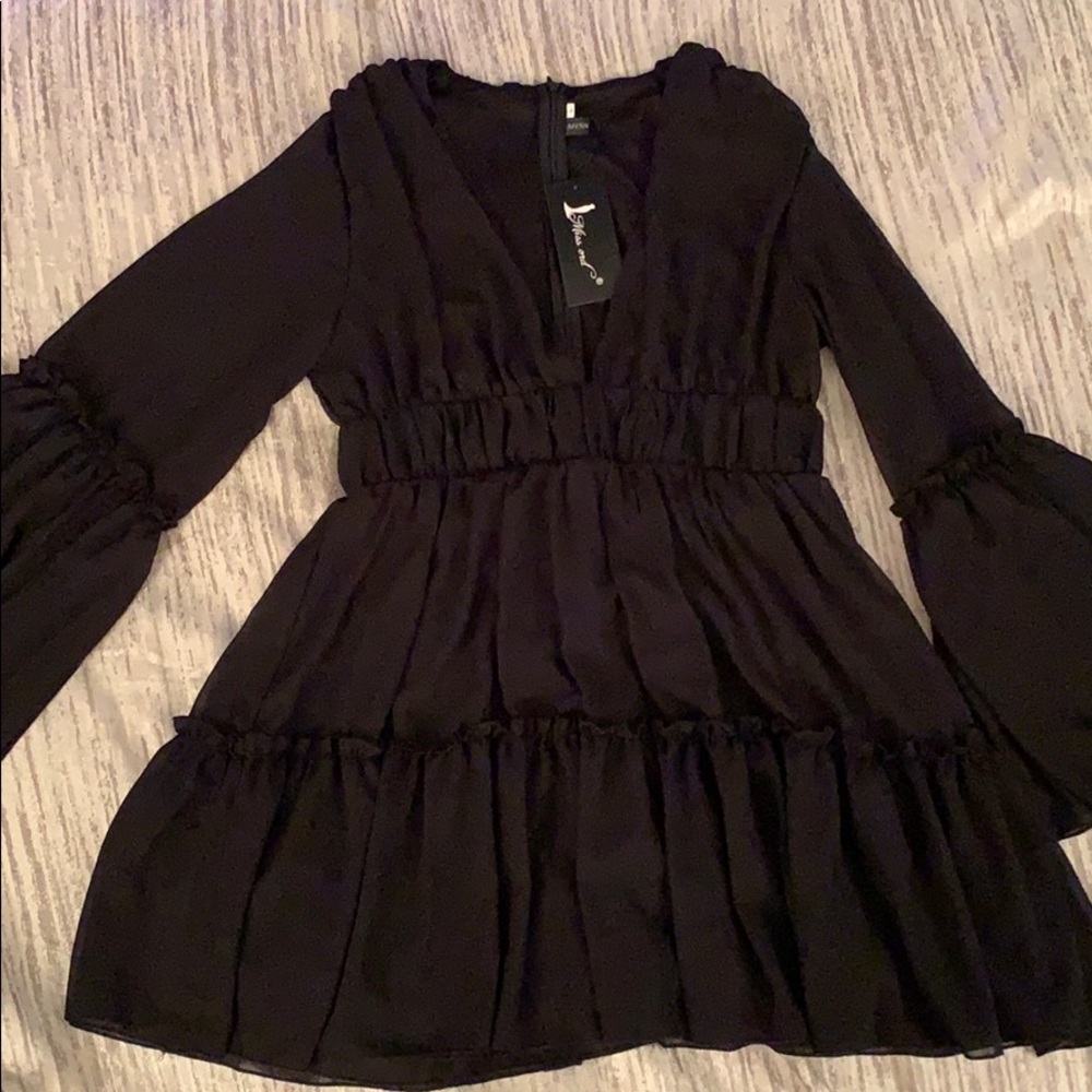 Miss Ord Black Baby Doll Dress